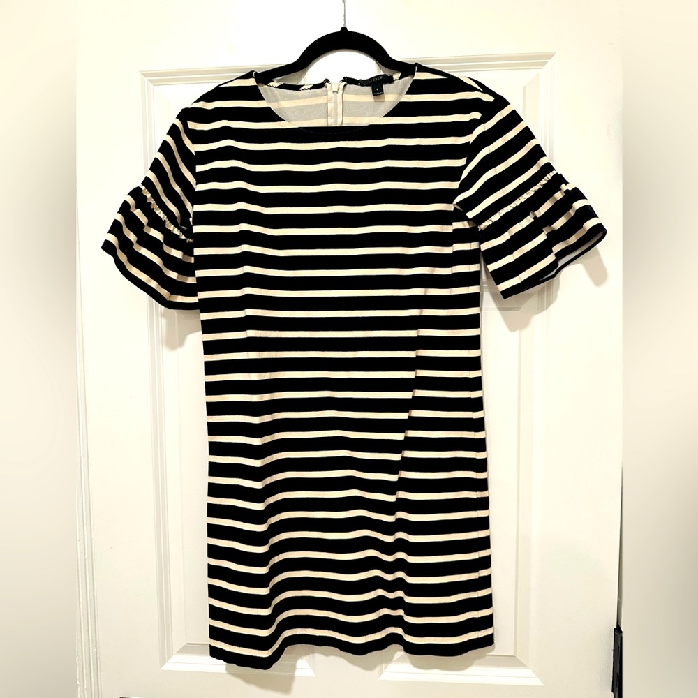 EUC Jcrew striped dress